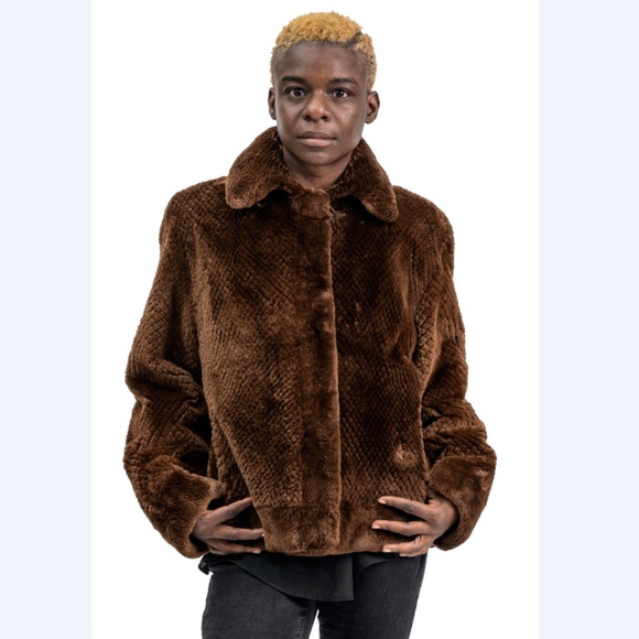 Sheared Beaver Fur Jacket 